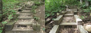 Before and After Stairs